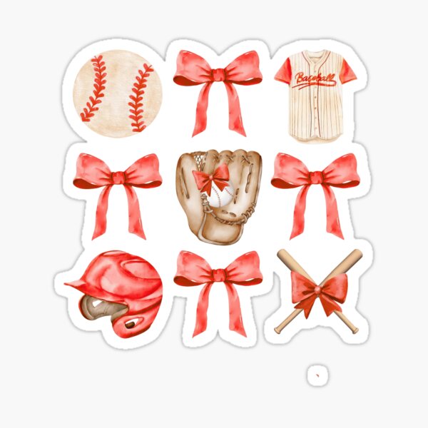 Aperçu de l'œuvre Illustration mignonne d'un nœud de baseball créée et vendue par JoelFox165.
