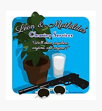 Leon & Mathilda's Cleaning Services Photographic Print
