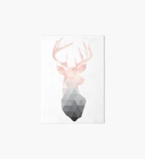 Geometrische Blush Deer Galeriedruck
