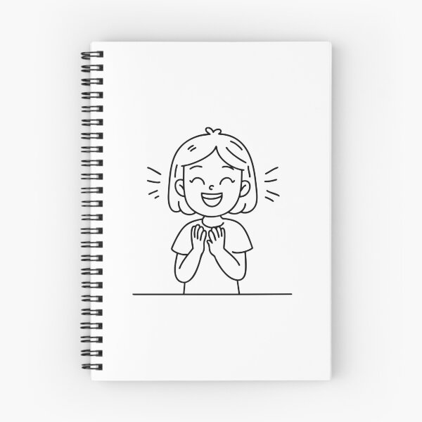 Item preview, Joyful expression of a child laughing, with their hands clapping in excitement designed and sold by rasagamastore.