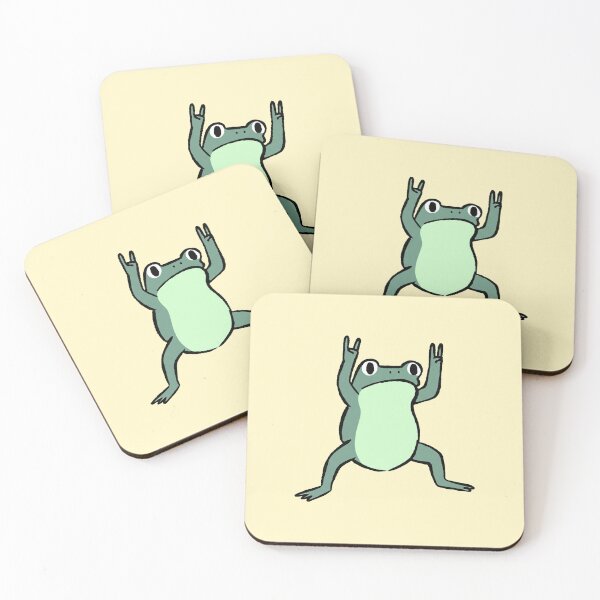Item preview, Victory Frog Funny Peace Pose Amphibian designed and sold by zzz888.