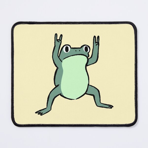Item preview, Victory Frog Funny Peace Pose Amphibian designed and sold by zzz888.