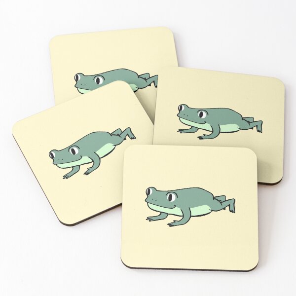 Item preview, Smiling Frog Funny Relaxed Amphibian designed and sold by zzz888.
