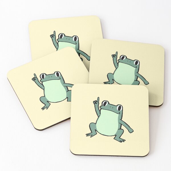 Item preview, Pointing Frog Funny Expressive Amphibian designed and sold by zzz888.