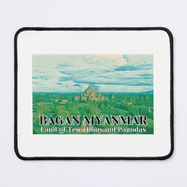 Item preview, Bagan Myanmar Land of Ten Thousand Pagodas color pencil designed and sold by Linklandiya.