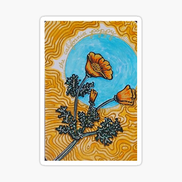 Item preview, California Poppy designed and sold by Avika D.