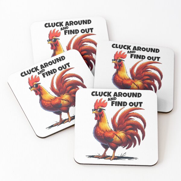 Item preview, Cluck Around and Find Out – Attitude Rooster designed and sold by CountryGirlStrong.