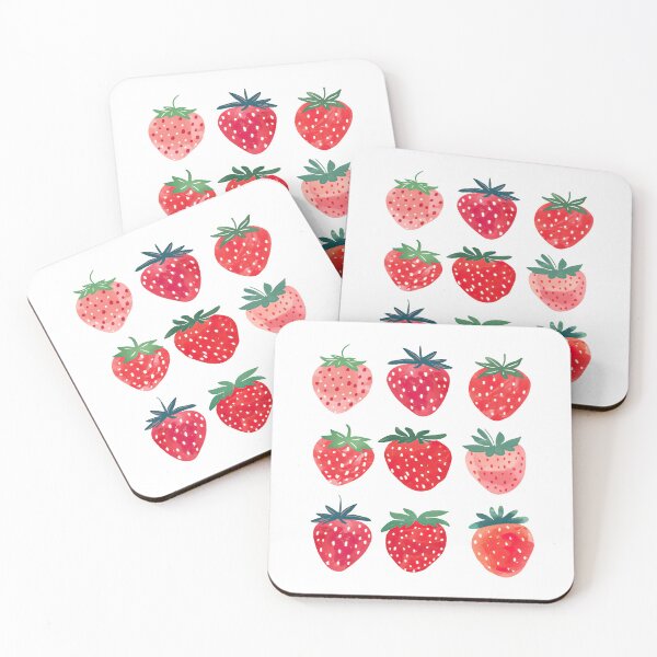 Item preview, Watercolor Strawberry Pattern designed and sold by JoelFox165.