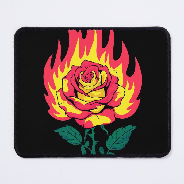 Item preview, Flaming Rose designed and sold by deathanarchy.