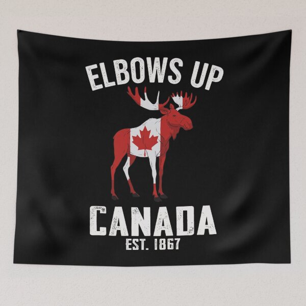 Item preview, Elbows Up Canada Est 1867 Moose designed and sold by Dreamy-Scenes.