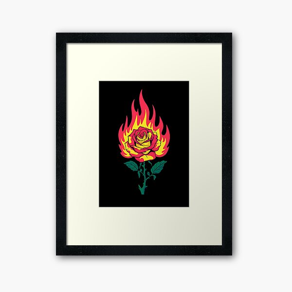 Aperçu de l'œuvre Rose flamboyante créée et vendue par deathanarchy.