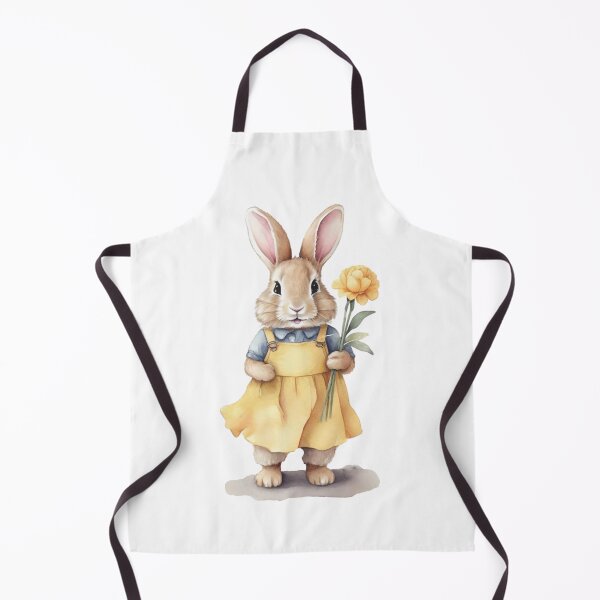 Item preview, Happy Spring Bunny, Flora Baby Rabbit, Yellow Flower and Cute Bunny, Bright my Day designed and sold by Mi9 Creatives.