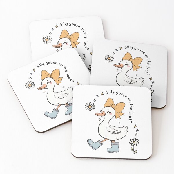 Item preview, Cute Silly Goose on the loose  with Bow designed and sold by JoelFox165.