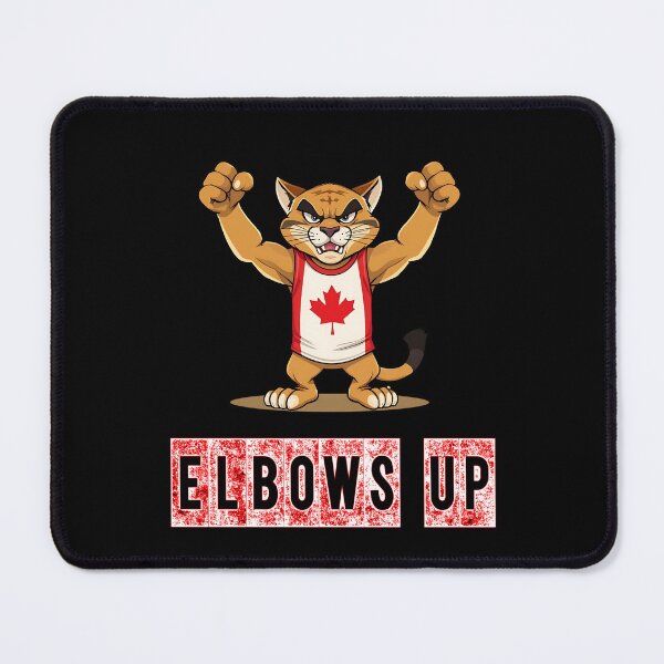 Item preview, Canada Elbows Up Angry Cougar - Canadian Proud designed and sold by Smix Pixels.