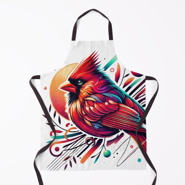 Aperçu de l'œuvre Style abstrait cardinal radieux créée et vendue par JonelleTshirts.