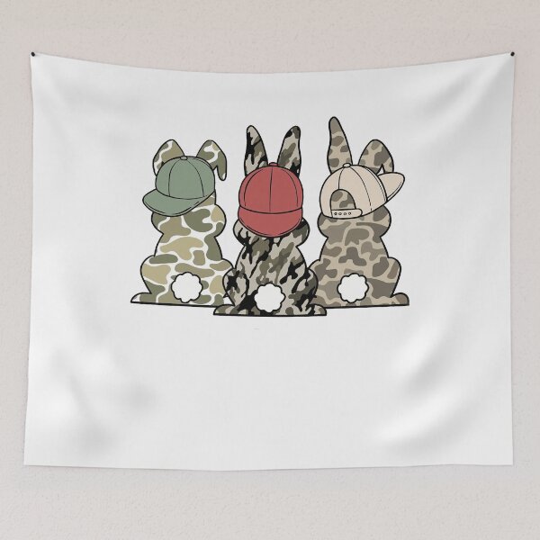 Item preview, Camo Bunny Easter Caps designed and sold by JoelFox165.