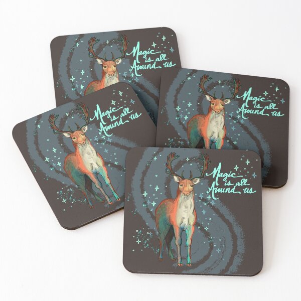 Item preview, Fallow Deer Spirit Animal, Magic Is All Around Us designed and sold by Free-Spirit-Meg.