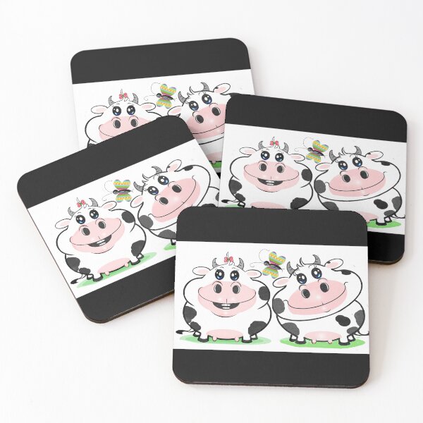 Item preview, Happy and cute cows  designed and sold by Shirley cute art .