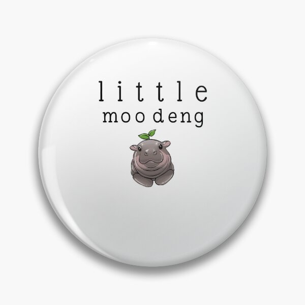 Item preview, Cute Litte Moodeng  Hippo with Leaf Sprout designed and sold by JoelFox165.