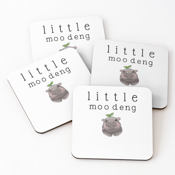 Item preview, Cute Litte Moodeng  Hippo with Leaf Sprout designed and sold by JoelFox165.