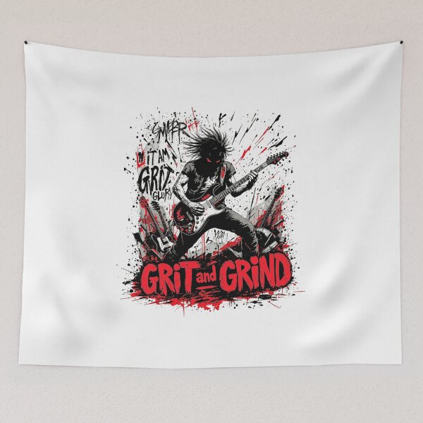 Aperçu de l'œuvre Grit and Grind - Le son du défi créée et vendue par singhuz.