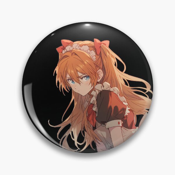 Item preview, Asuka Langley Soryu Neon Genesis Evangelion Maid Dress designed and sold by LolaWhitevia.