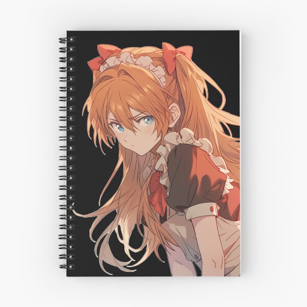 Item preview, Asuka Langley Soryu Neon Genesis Evangelion Maid Dress designed and sold by LolaWhitevia.