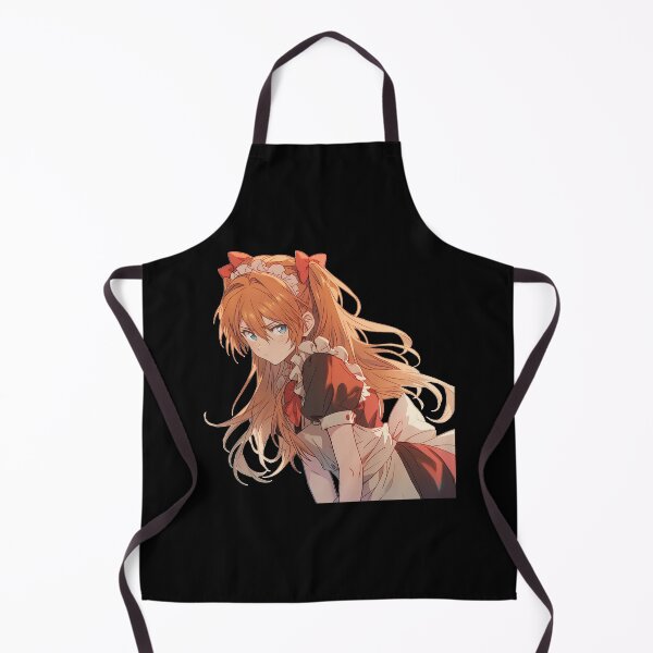 Item preview, Asuka Langley Soryu Neon Genesis Evangelion Maid Dress designed and sold by LolaWhitevia.