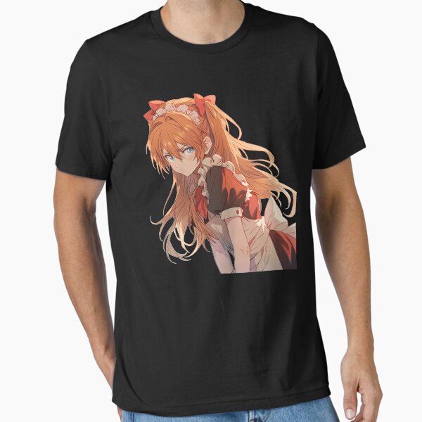 Vista previa del artículo con la obra «Vestido de sirvienta de Neon Genesis Evangelion de Asuka Langley Soryu», diseñado y vendido por LolaWhitevia.
