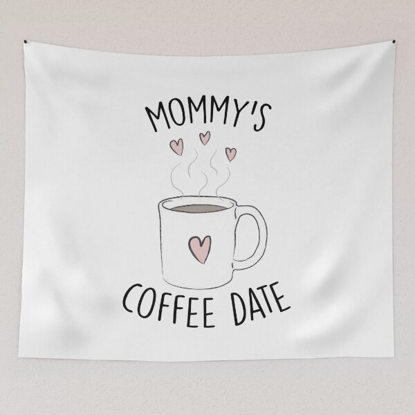 Item preview, Mommy's Coffee Date Mug with Hearts designed and sold by JoelFox165.