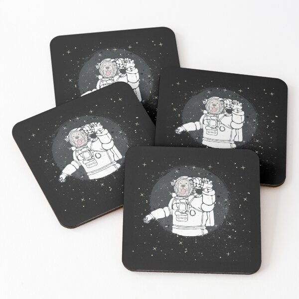 Item preview, Cosmic Canine Astronaut Adventure Art Print designed and sold by Zakrytos ★★★★★.