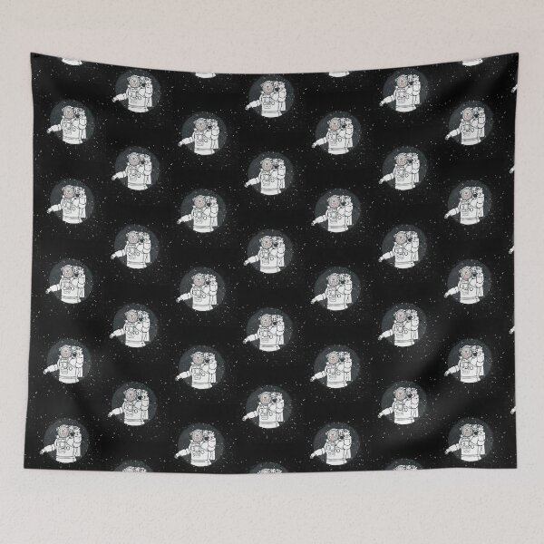 Item preview, Cosmic Canine Astronaut Adventure Art Print designed and sold by Zakrytos ★★★★★.