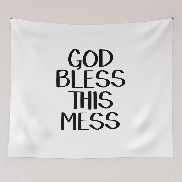 Item preview, God bless this mess designed and sold by allthetees.