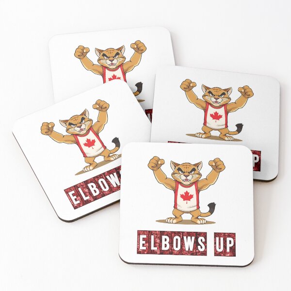 Item preview,  Canada Elbows Up Angry Cougar  - Canadian Proud  designed and sold by Smix Pixels.