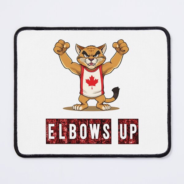 Item preview, Canada Elbows Up Angry Cougar - Canadian Proud designed and sold by Smix Pixels.