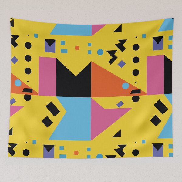 Item preview, Retro Memphis Geometric Abstract | Bold 90s Bauhaus Art Design designed and sold by Patrick Burgess.