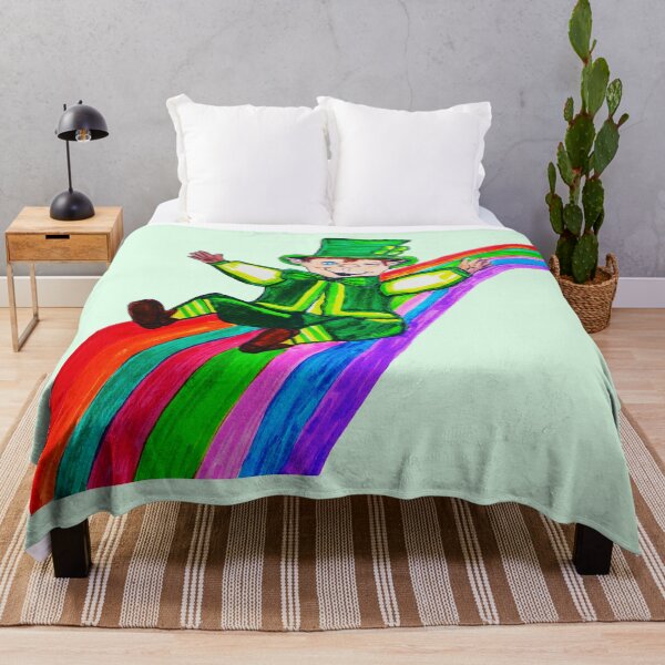 Item preview, THE LEPRECHAUN ON THE RAINBOW designed and sold by JoAnnHayden.