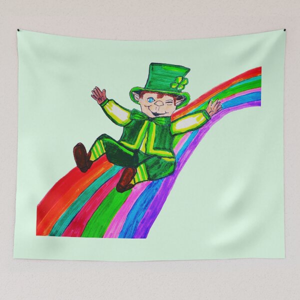 Item preview, THE LEPRECHAUN ON THE RAINBOW  designed and sold by JoAnnHayden.