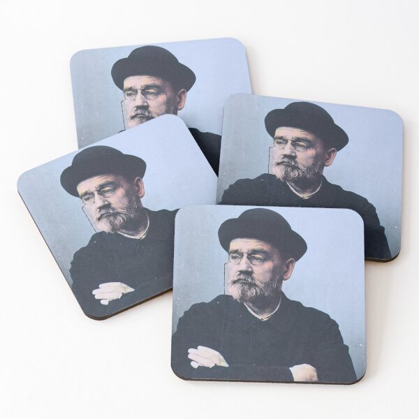 Item preview, Portrait of Émile Zola in 1895 designed and sold by 19th Century in Color.