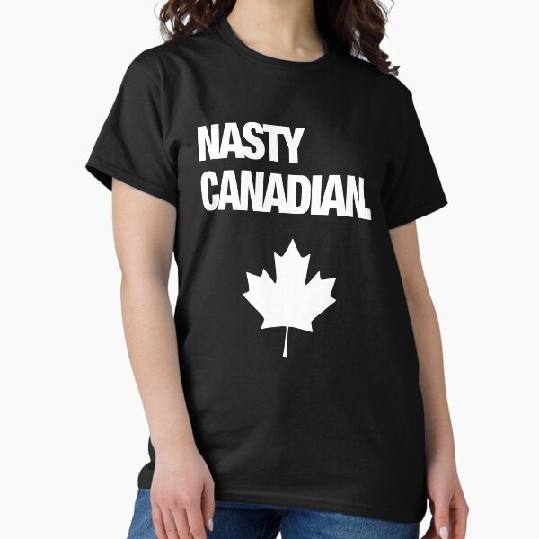 Vista previa del artículo con la obra «Camiseta canadiense desagradable», diseñado y vendido por Furz183.