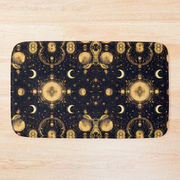 Item preview, Mysterious crescent moon seamless pattern designed and sold by ArchDS.