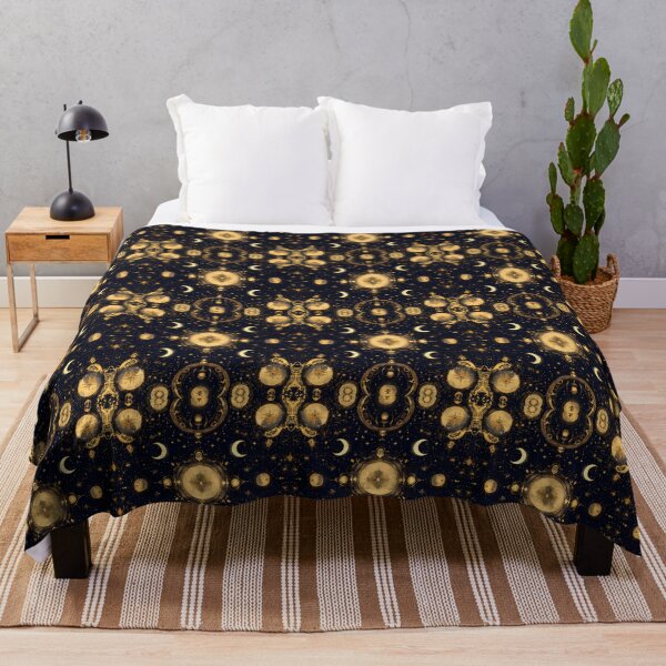 Item preview, Mysterious crescent moon seamless pattern designed and sold by ArchDS.