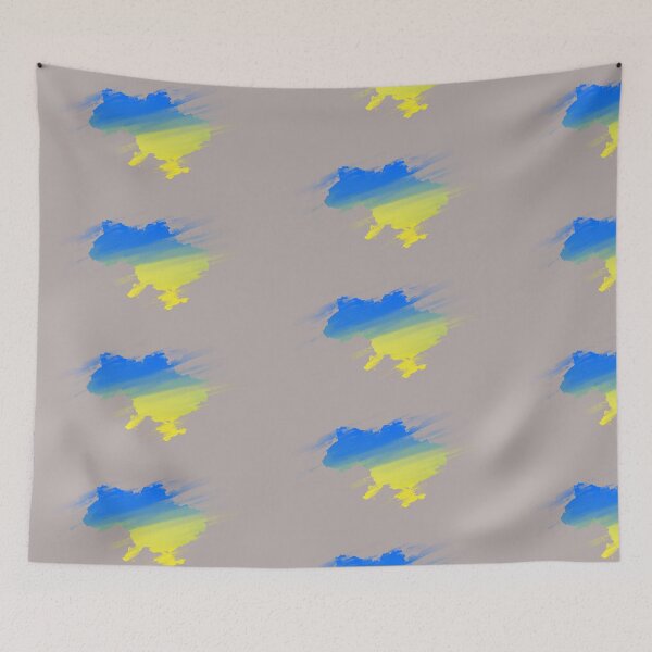 Item preview, Ukraine map brushed art designed and sold by Prime_Store.