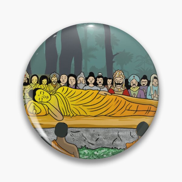 Item preview, The Buddha’s Final Nirvana: A Peaceful Passing Surrounded by Devotion designed and sold by Buddhism.net.