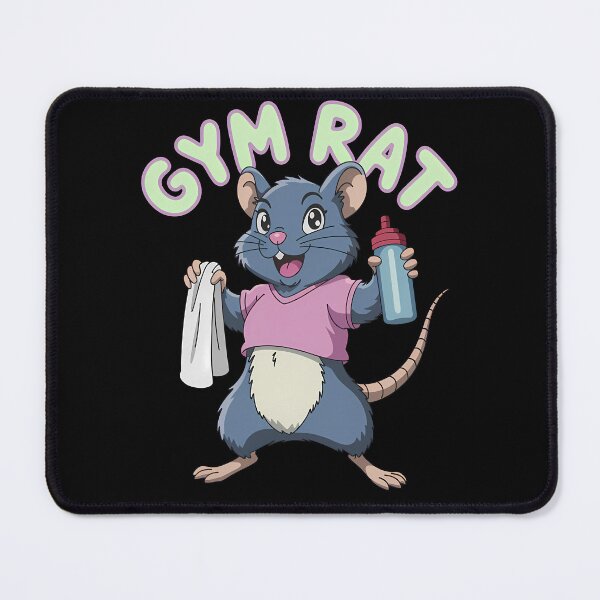Item preview, Funny Gym Rat designed and sold by Funny Vintage Stickers And T-Shirts.