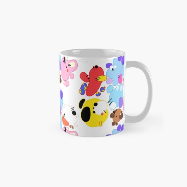 Aperçu de l'œuvre Impression abstraite BT21 créée et vendue par MishailaNoel.