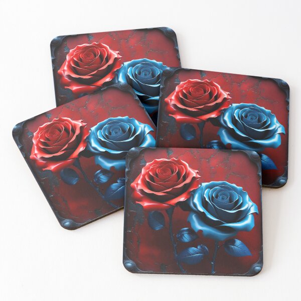 Artikelvorschau, Zwei Rosen Emotionen, Liebe und Leidenschaft entworfen und verkauft von VidyoeDesigns67.