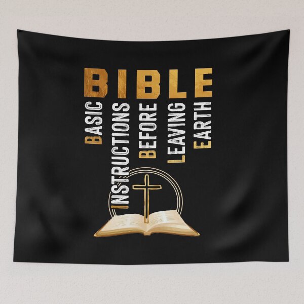 Item preview, BIBLE Basic Instructions Before Leaving Earth Christian  designed and sold by Dressed For  Duty.