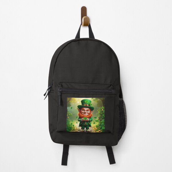 Item preview,  patrick day lucky leprechaun in the forest with green clovers ,saint patrick day,leprechaun designed and sold by Expressions-Sel.