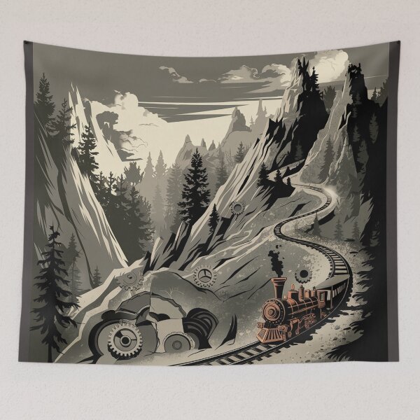 Item preview, Mysterious mountain landscape. designed and sold by Lilashakti ⭐️ ⭐️ ⭐️ ⭐️ ⭐️.